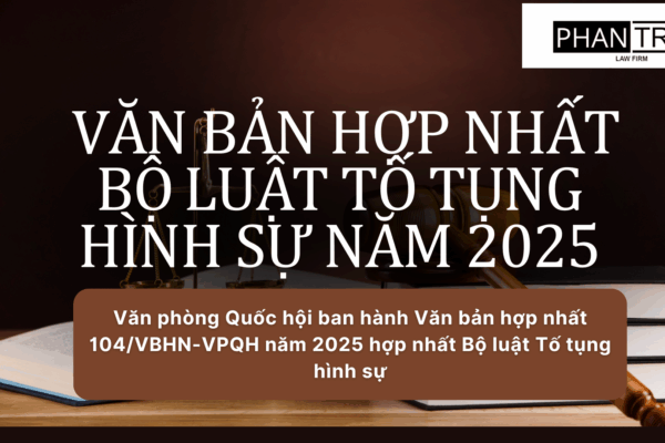 VĂN BẢN HỢP NHẤT BỘ LUẬT TỐ TỤNG HÌNH SỰ NĂM 2025