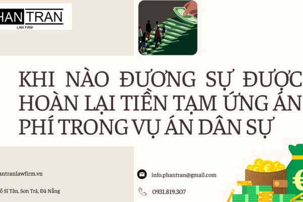 Khi nào đương sự được hoàn lại tiền tạm ứng án phí trong vụ án dân sự? Thủ tục hoàn lại tiền tạm ứng án phí như thế nào?