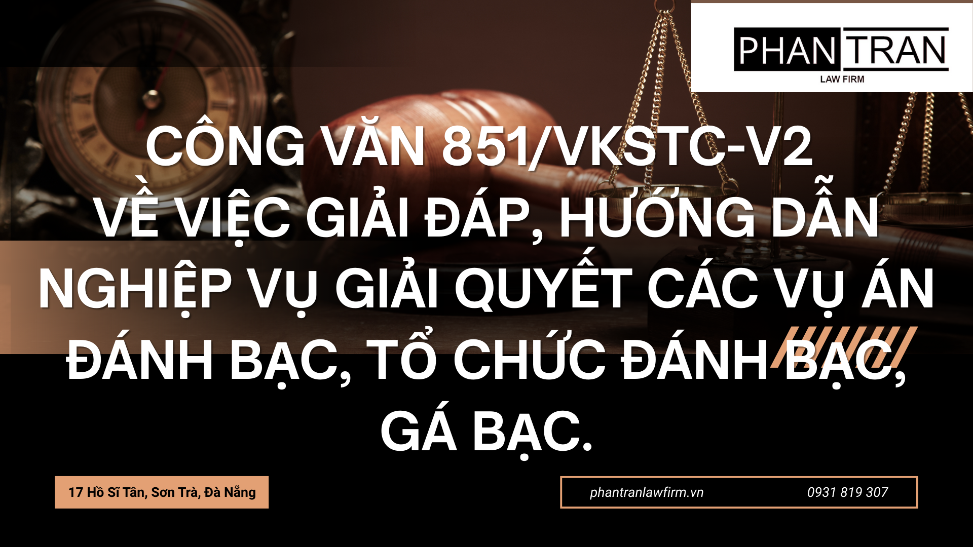 Công văn 851/VKSTC-V2 hướng dẫn giải quyết các vụ án đánh bạc, tổ chức đánh bạc, gá bạc